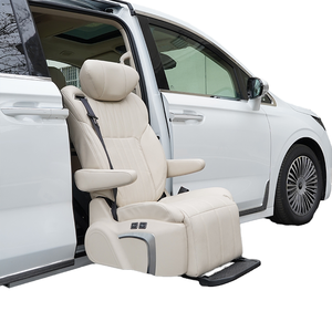 Asiento de Coche Giratorio de Fibra de Carbono Programable y Ajustable de Lujo para Personas Discapacitadas, Ancianas o con Movilidad Reducida - Product Image 1