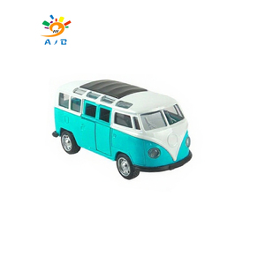 Ajb Diecast xe ô tô đồ chơi cho trẻ em xe buýt kim loại xe với rebound lực lượng âm nhạc đèn cửa xe mở chức năng đóng cửa - Product Image 5