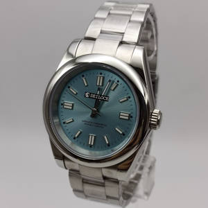 Montre mécanique automatique OEM en acier inoxydable NH35 SEILOCE 36 mm/39 mm, mouvement mécanique automatique, étanche 5 BAR, montre mécanique pour homme personnalisée - Product Image 2