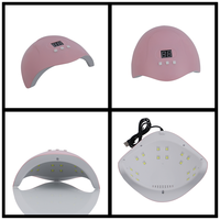 Lampe à ongles UV LED professionnelle SUN X3 haute puissance 54W avec USB 5V, trois minuteurs, portable pour gels d'ongles des mains et des pieds
