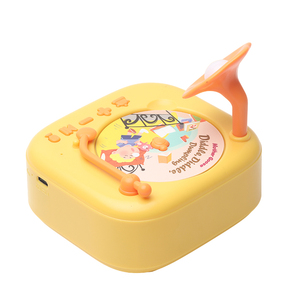 Educational Kids Phonograph Story Card Player Customizable Portable Recordable Toddler Sensory Toy with Night Light - Product Image 1
