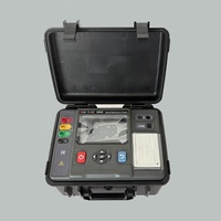 RUN for Simple Electronic Ground Digital Earth Resistance Tester LCD Display 220V IP65 Protection High Precision Auto Testing