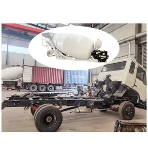Cement Self-loading Mixer Truck Concrete Mixing And Transportation Integrated Tank Truck Mixer