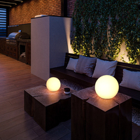 Lampe boule à LED rechargeable Globe Mood Lamp étanche décorative sans fil Orb Light Télécommande Dimmable Night Light