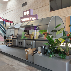 Customized Milk Tea Shop Fiberglass Structure For Commercial Street Use - Product Image 2