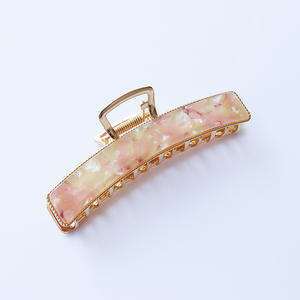 Qianjin طويلة خلات معدنية كبيرة الحجم ، مقاطع أنيقة ، إكسسوارات للنساء - Product Image 6