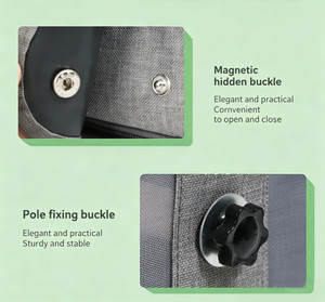 <span class=keywords><strong>Borsa</strong></span> Trasportino Multifunzionale Traspirante con Ruote per Conigli, Pappagalli e Uccelli di Piccola Taglia, per Uso Esterno, Grande - Product Image 4