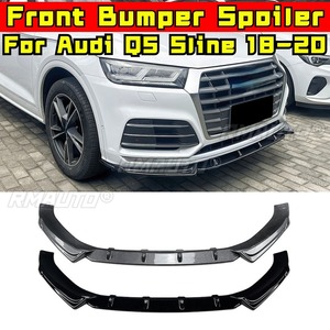 สำหรับ Audi Q5 FY Preliminary Sline 2018-2020 ชุดแต่งกันชนหน้ารถยนต์ ลิปสปลิตเตอร์ ดิฟฟิวเซอร์ ชุดแต่งตัวถังรถยนต์ ฝาครอบป้องกันกันชน - Product Image 1