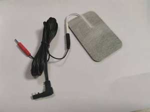 交換用<span class=keywords><strong>TENS</strong></span>電極リード線/ケーブル-2.35mm安全-標準2mmピンコネクタ付きプラグ - Product Image 2