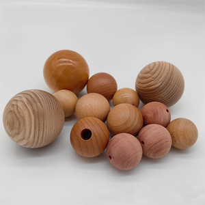 יצרן סיטונאי חרוט כדורי עץ שחור אגוז חרוטים צבעוניים לאביזרים תכשיטים מעוטרים טכניקה צבועה - Product Image 4