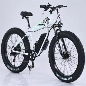 Bicicleta Eléctrica Híbrida City 48v 13ah para Adultos, Llantas Gruesas de 20 Pulgadas, E-bike Shark Snow - Product Image 1