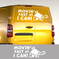 Autocollants de voiture pour camping-car, remorque à chevaux, caravane, fourgon aménagé, décoration de carrosserie et de porte arrière, motifs tortue, accessoires de tuning automobile, revêtement en vinyle