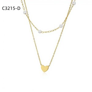 สร้อยคอแฟชั่น DOBLE เครื่องประดับ C3215 สำหรับผู้หญิงคุณภาพสูง - Product Image 2