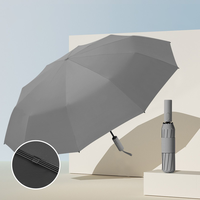 Nouveau parapluie de voyage portable de 23 pouces, pliable en trois, résistant au vent et protecteur contre le soleil, avec personnalisation du logo