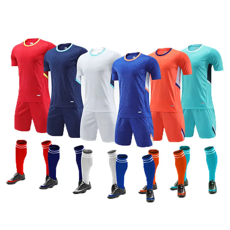 Camiseta de fútbol personalizada para hombre, equipo de fútbol de importación china, kits de fútbol, nuevo diseño, barato, 2022