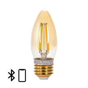 Bombilla LED inteligente C35 de 4.5W con tecnología Bluetooth Mesh y control CCT, ideal para iluminación personalizada y automatización. - Product Image 1