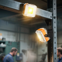 USB-Aufladbare Doppelkopf-LED-Arbeitsleuchte Hochleistungs-Flutlicht mit ABS-Lampengehäuse für Angeln & Camping