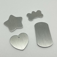 Placa de Identificación Personalizada para Mascotas, Fabricada en Aluminio o Acero Inoxidable, Etiqueta de Metal para Perros