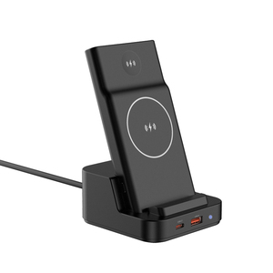 Batterie externe étanche à chargement magnétique sans fil 10000mAh PD65W & 15W avec prise pour mobile et montre, support de charge multifonction - Product Image 3