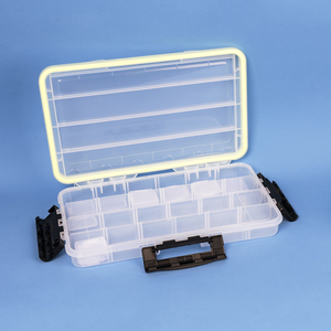 Portable Waterproof Fly Fishing <strong>Box</strong> with Single-layer 34*21.5*5.5cm Plastic for <strong>Bait</strong> for Use in Streams Rivers Lakes Oceans - Product Image 3