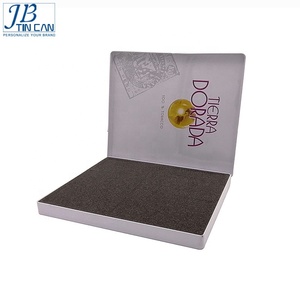 Nhà Cung Cấp Vàng Rỗng Hình Chữ Nhật Lớn <span class=keywords><strong>Fancy</strong></span> Gift Bao Bì Hộp Thiếc - Product Image 4