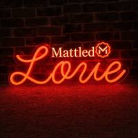 Letrero de Neón LED con Forma de Corazón, Luz Personalizada |   Lámpara Decorativa Romántica para Pared de Dormitorio |   Regalo de San Valentín para Ella |   Fábrica Mayorista