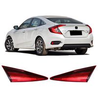 Haute Qualité Voiture Led Rouge Intérieur Feu arrière Pour Honda Civic 2016 2017 2018 2019 2020 34150-TET-H01 34155-TET-H01