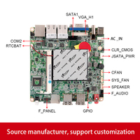 Zeroone Nouvelle carte mère mini sans ventilateur J1800 J1900 Intel LGA1156 DDR3 8 Go monocanal ITX pour ordinateur de bureau avec SATA intégré et double affichage