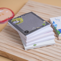 Notes autocollantes découpées sur mesure et imprimées en couleur pour promotions de marque et fournitures de bureau