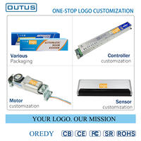Interruptor de Llave con Selector de Funciones de 3 Velocidades OUTUS ES200 con Cilindro de Bloqueo Importado para Controlador de Puerta Corredera Automática