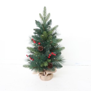 <span class=keywords><strong>Mini</strong></span> <span class=keywords><strong>sapin</strong></span> <span class=keywords><strong>de</strong></span> <span class=keywords><strong>Noël</strong></span> <span class=keywords><strong>de</strong></span> table pour la décoration des fêtes, 60 cm, pré-éclairé, avec baies rouges et cônes <span class=keywords><strong>de</strong></span> pin - Product Image 2