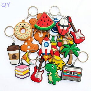 QY Soft PVC Keychain Cartoon Animal Pendant Cute <b>Bag</b> Charm Promotional Souvenir <b>Key</b> <b>Ring</b> Collectible Gift - Product Image 1