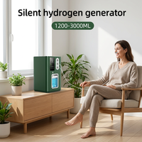 Generator Hidrogen 1500ml SPE PEM Elektrolisis Mesin Air Kaya Hidrogen Operasi Senyap untuk Penggunaan Rumah Klinik Spa Salon