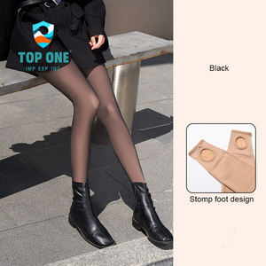 TopOne Ladies Casual Bodysuit <b>Pantyhose</b> Autumn and Winter Plus Velvet Thickening One Size Fits Bare Legs - Product Image 2