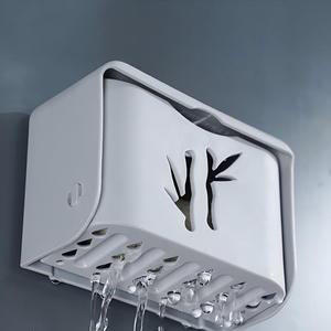 Boîte à <span class=keywords><strong>savon</strong></span> murale créative en PP avec couvercle, support à <span class=keywords><strong>savon</strong></span> à ventouse pour salle de bain et toilettes - Product Image 5