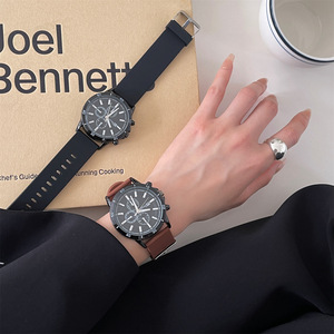 Montre à cadran tendance pour jeunes européens et américains, montre à quartz pour femmes et couples, boîtier en acrylique écologique, 40 mm, aiguilles, transfrontalier - Product Image 1