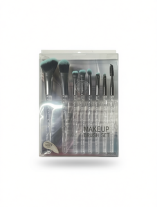 Juego de brochas de maquillaje HAILCS, 8 Uds., mango transparente, pelo sintético para aplicación de maquillaje H699 - Product Image 1