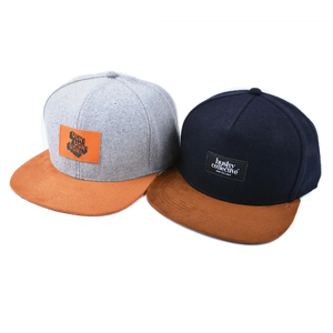 Gorra de Hip Hop con Parche de Cuero con Letras y Logotipo Personalizado, Marca de Lujo, 100% Algodón, Diseño a Todo Color - Product Image 1