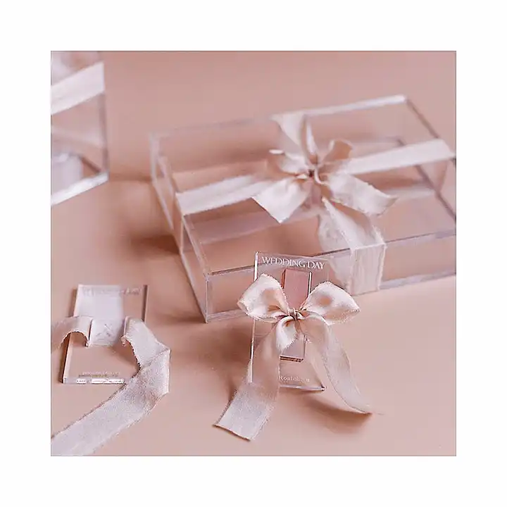 Acrylic Favor Boxes Gifts  Clear Acrylic Party Favor Box