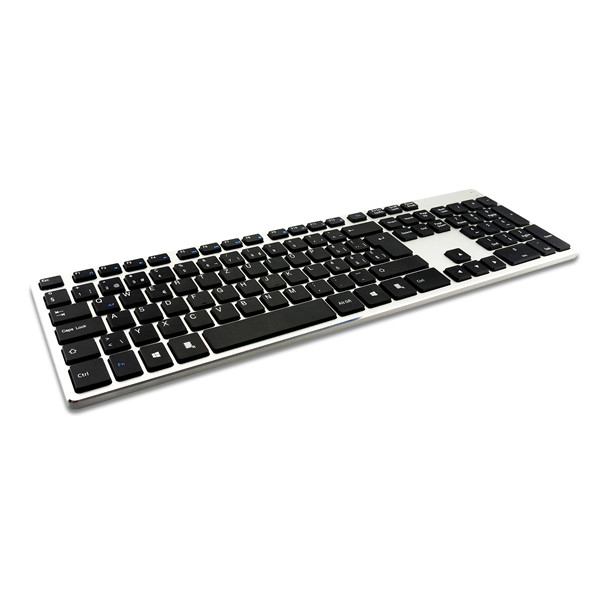 Rechargeable BT 5.0 Broadcom Chipset Keyboard Full-Size Scissor keyboard with Metallic body IMB-035