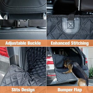 Housse de <span class=keywords><strong>coffre</strong></span> de <span class=keywords><strong>voiture</strong></span> pour animaux de compagnie de qualité supérieure avec un design matelassé, <span class=keywords><strong>protection</strong></span> complète et matériau durable pour les SUV - Product Image 5