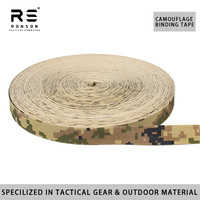 Sangle en nylon ignifuge CADPAT MT, motif camouflage, ruban de fixation, sangle avec conformité aux normes infrarouges proches, utilisation durable