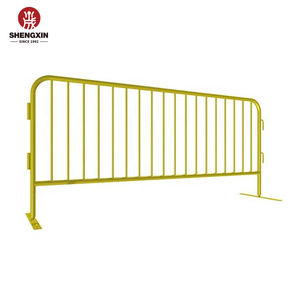 Clôture temporaire personnalisée 1.1*2.2M/Barricade en acier métallique portable facile à assembler/barrière de sécurité pour le contrôle des foules sur la route - Product Image 6