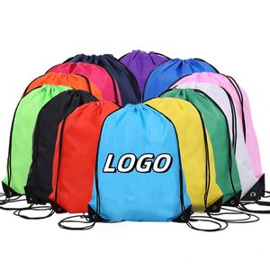 X57 Custom <b>Drawstring</b> <b>Backpack</b> Pouch Bags Promotional Tote With <b>Drawstring</b> String for Easy Carry - Product Image 1