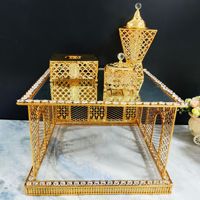 Table basse électrique d'encensoir de four d'aromathérapie arabe de luxe haut de gamme avec le porte-encens pour le Moyen-Orient prix moins cher