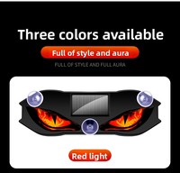 Nouveaux feux dynamiques pour voiture, feux décoratifs LED ambiantes type « œil d'aigle » et « yeux de démon », feux d'avertissement solaires