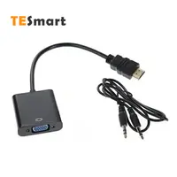 TESmart - HDMI Male to VGA Female Audio Video Converter Adapter