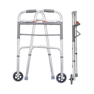 Peralatan bantuan dengan roda untuk alat bantu jalan, alat bantuan rehabilitasi lansia senior cacat - Product Image 2