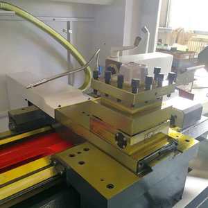 Tour CNC horizontal à banc plat robuste CK6180 avec système de commande GSK, broche simple pour le tournage et la filetage des métaux - Product Image 3