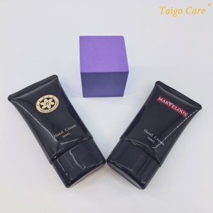 Tube souple vide personnalisé de 50 ml (D35mm, D40mm) noir avec bouchon à vis Super Over pour crème pour les mains - Product Image 4